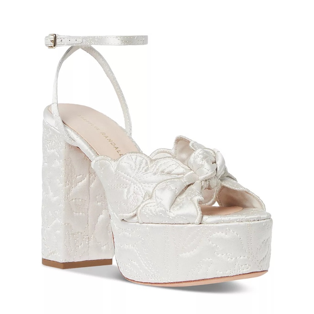 Loeffler Randall Isabel Quilted Knot Platform